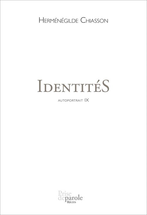 Couverture ebook de IdentitéS, de Chiasson Hermenegild