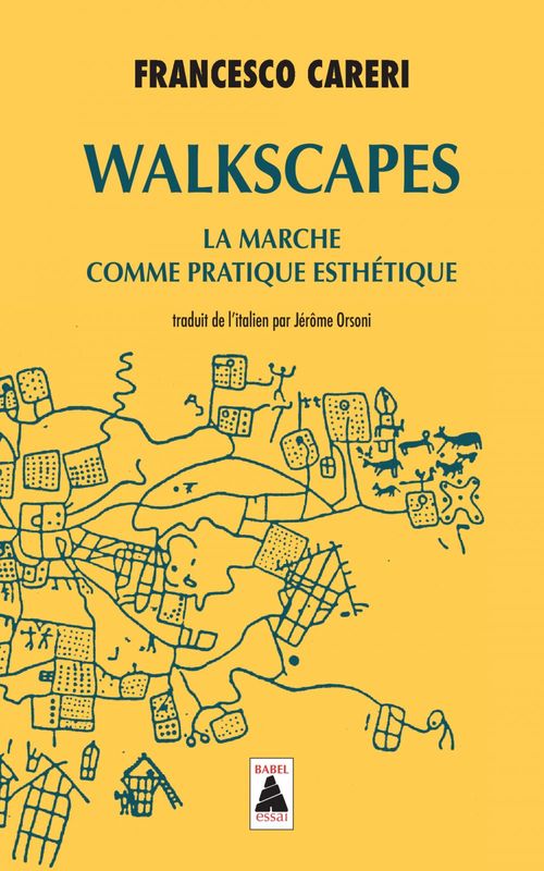 ebook cover of Walkscapes, by Francesco Carieri