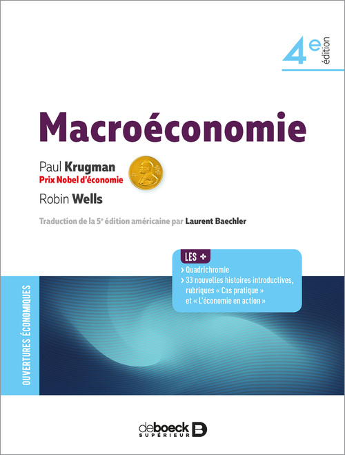 Couverture ebook de Macroéconomie, de Paul R Krugman, Paul R. Krugman