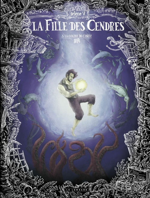Couverture ebook de La Fille des cendres - tome 3 - La Colère de Cybèle, de Hélène V.