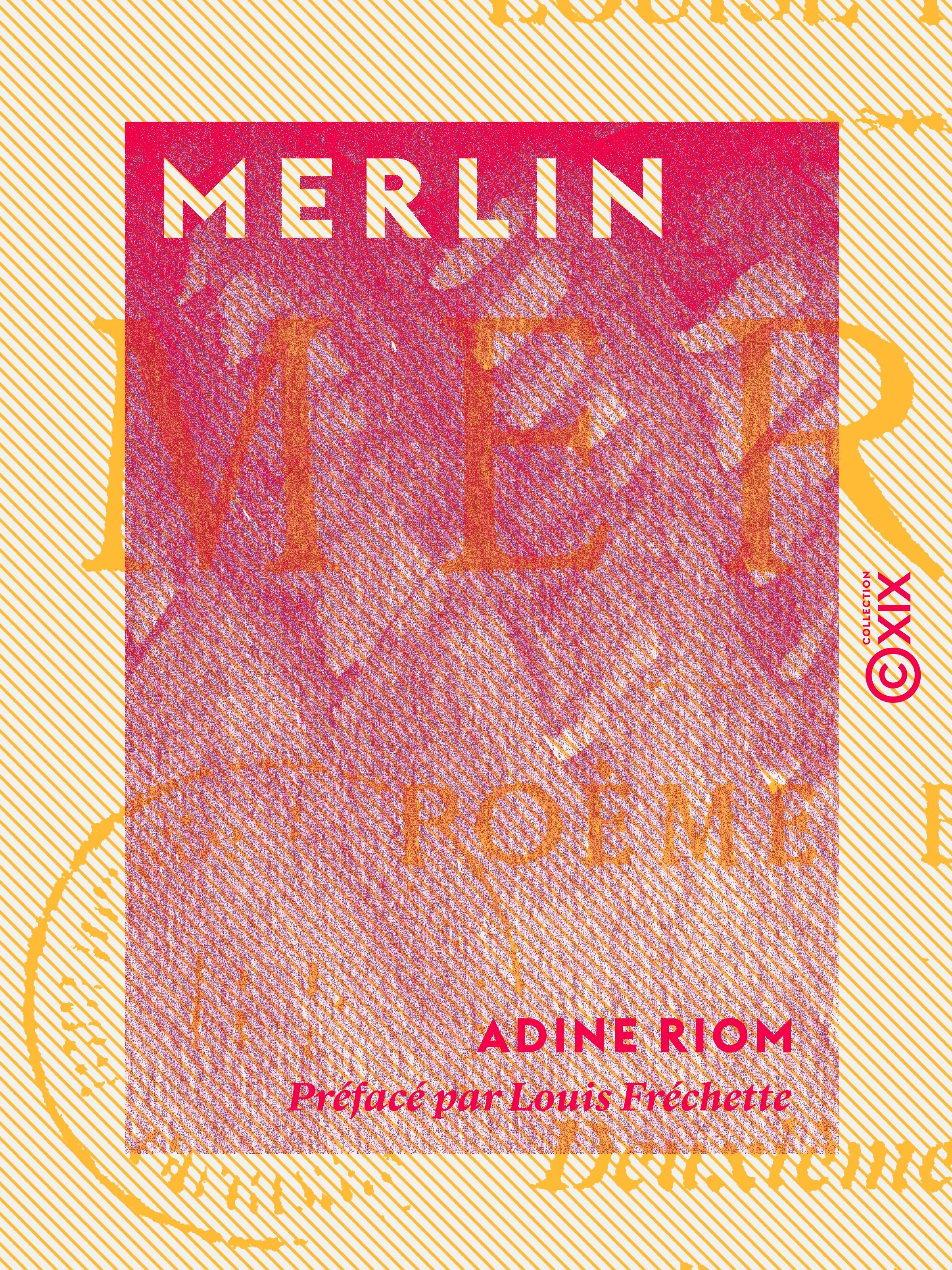 Couverture ebook de Merlin - Poème breton, de Adine Riom