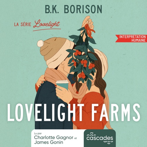 Couverture audiobook de Lovelight Farms (édition française) - T.1 « Hiver », de B.K. Borison