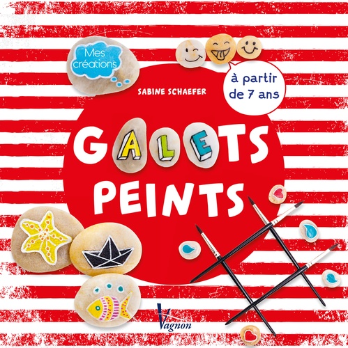 Couverture ebook de Galets peints, de Sabine Schaefer