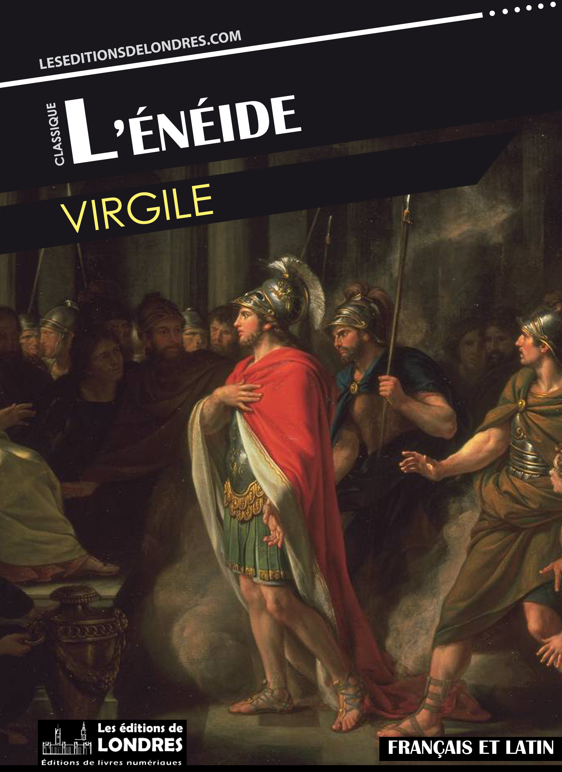 ebook cover of L'Enéide (français et latin), by Virgile
