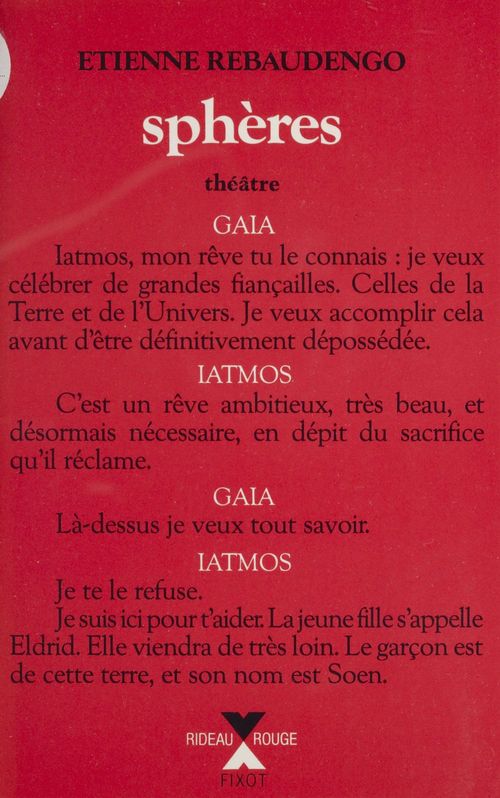 Couverture ebook de Sphères, de Étienne Rebaudengo