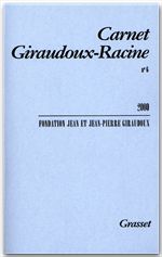 ebook cover of Carnet Giraudoux-Racine n°6, by Jean Giraudoux, Jean-pierre Giraudoux