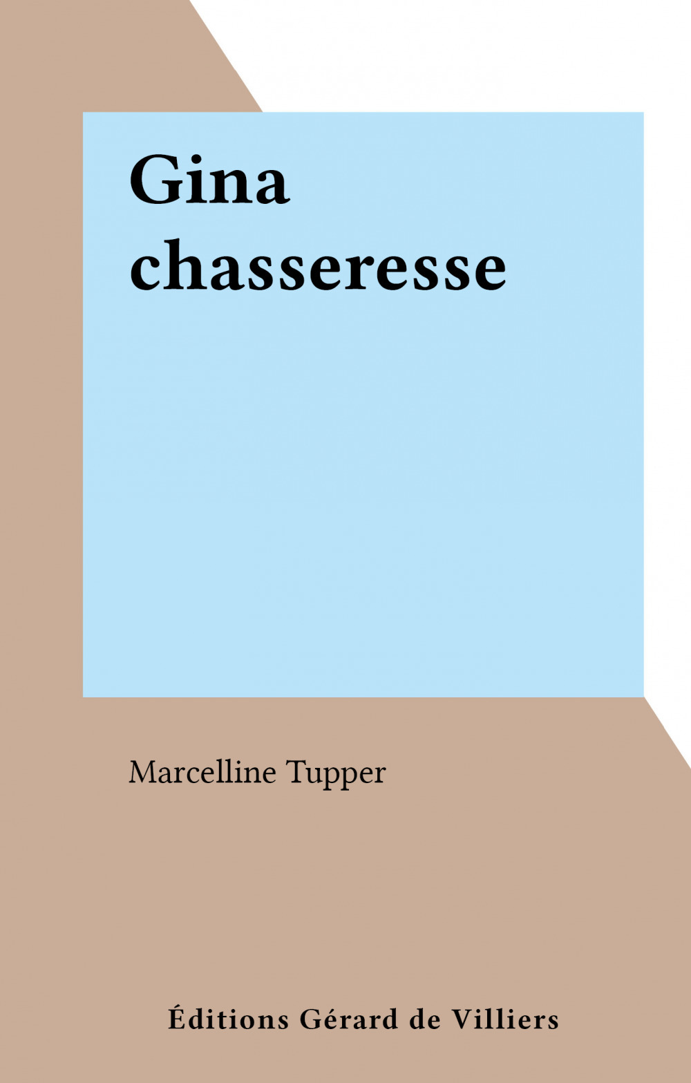 ebook cover of Gina chasseresse, by Marcelline Tupper