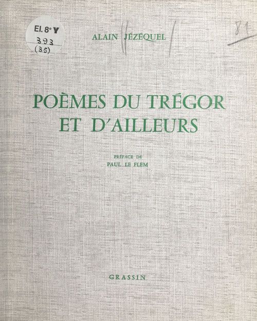 ebook cover of Poèmes du Trégor et d'ailleurs, by Alain Jezequel