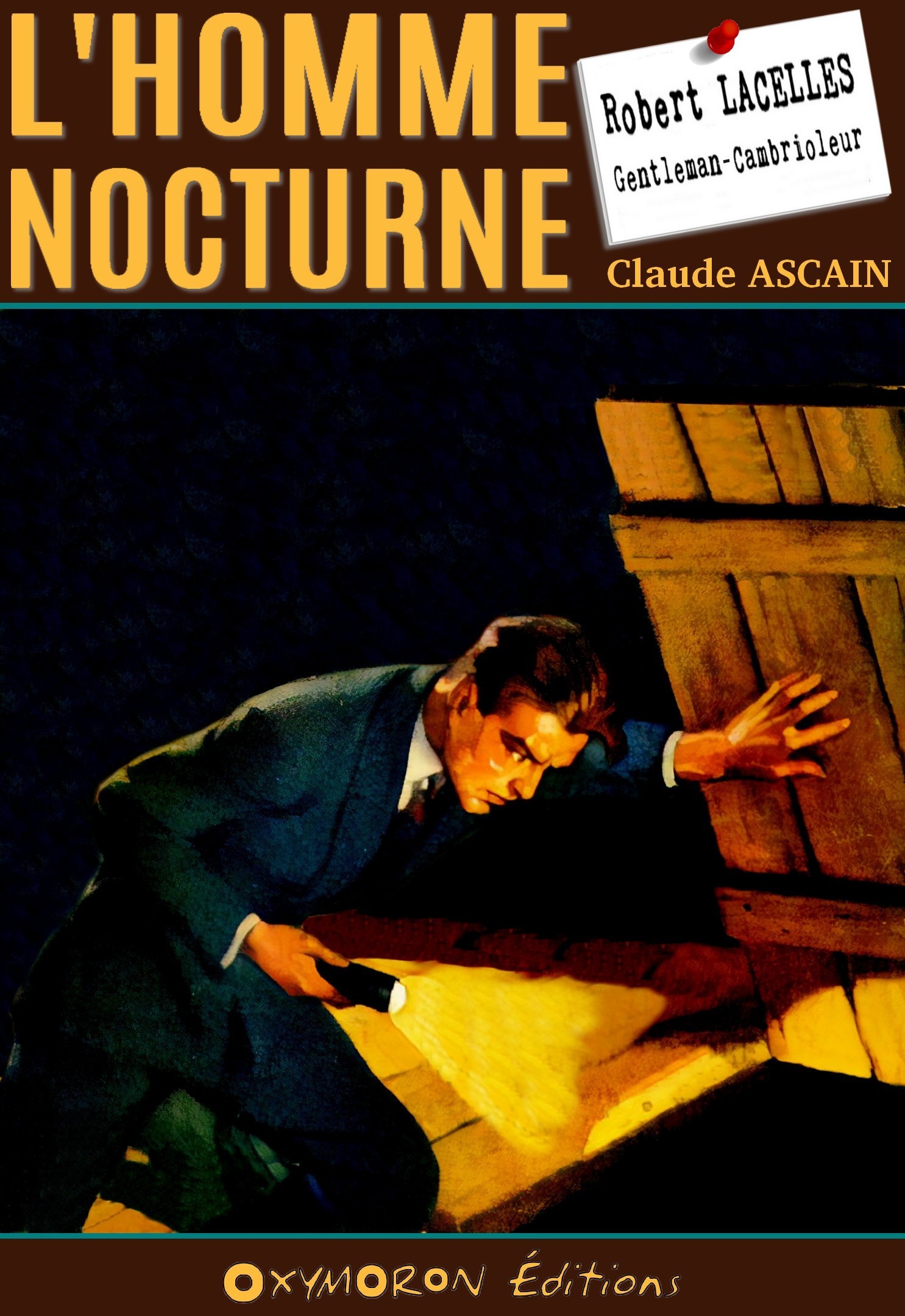 ebook cover of L'homme nocturne, by Claude Ascain