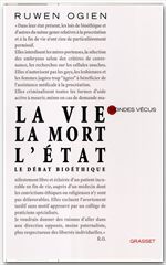 Couverture ebook de La vie, la mort, l'Etat, de Ruwen Ogien