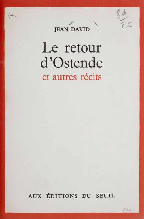 ebook cover of Le retour d'Ostende, by David Jean