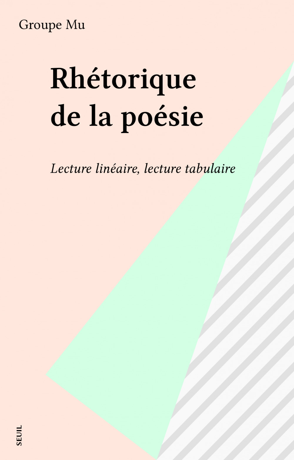 ebook cover of Rhétorique de la poésie, by Groupe Mu