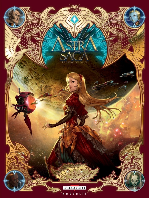 Couverture ebook de Astra Saga T02 - Le Sang des dieux, de Philippe Ogaki