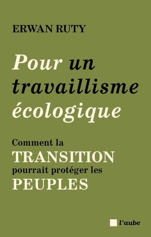 ebook cover of Pour un travaillisme écologique, by Erwan Ruty