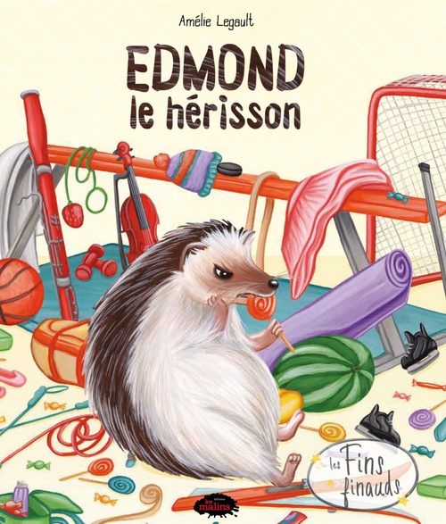 ebook cover of Edmond le hérisson, by Amélie Legault