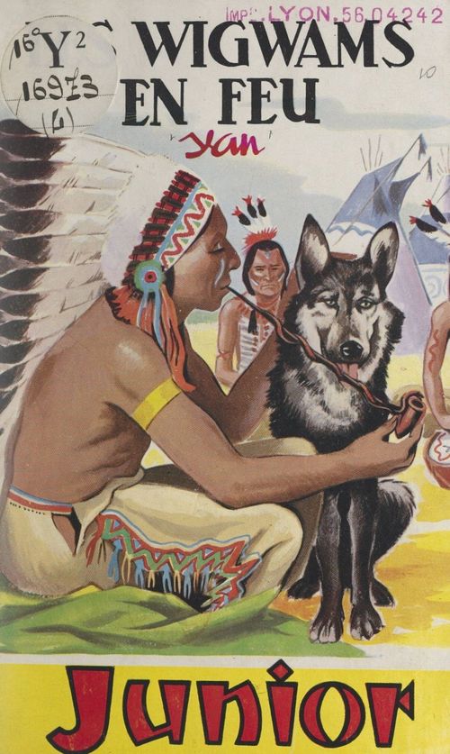 Couverture ebook de Les wigwams en feu, de Yan