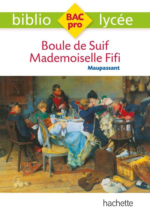 ebook cover of Bibliolycée Pro Boule de suif - Mademoiselle Fifi, by Guy de Maupassant, Valérie Springer