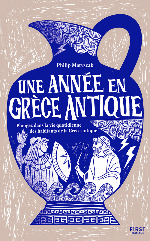 ebook cover of Une année en Grèce antique, by Philip Matyszak