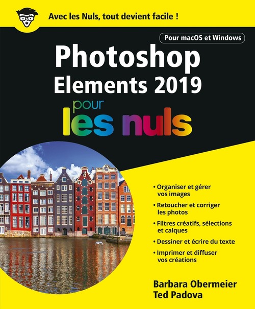 ebook cover of Photoshop Elements 2019 Pour les nuls, by Barbara Obermeier