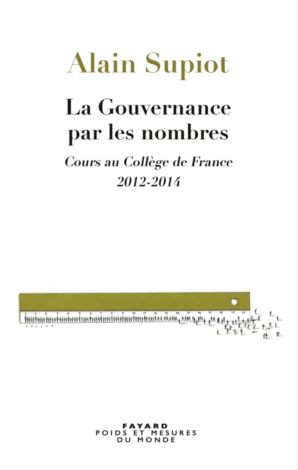 Couverture ebook de La Gouvernance par les nombres, de Alain Supiot