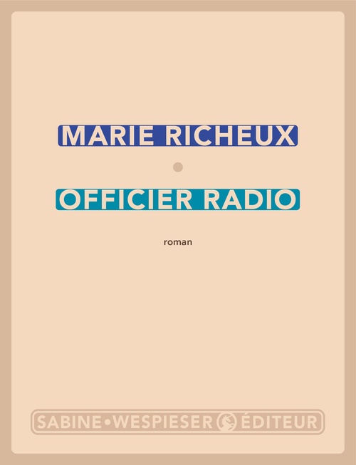 ebook cover of Officier radio, by Marie Richeux