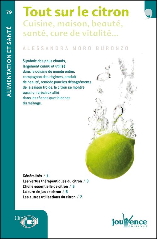 ebook cover of Tout sur le citron, by Alessandra Moro Buronzo