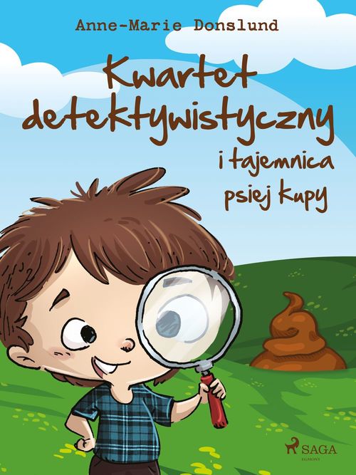 Couverture ebook de Kwartet Detektywistyczny i tajemnica psiej kupy, de Anne-Marie Donslund