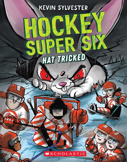 ebook cover of Hat Tricked (Hockey Super Six), by Kevin Sylvester