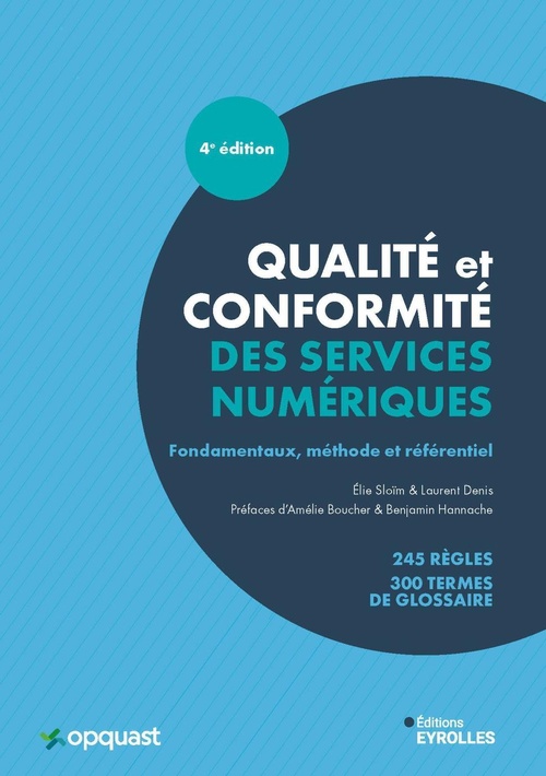 ebook cover of Qualité et conformité des services numériques, by Élie Sloïm, Laurent Denis