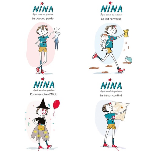 audiobook cover of NINA Agent secret du quotidien, intégral, by Catherine Verlaguet