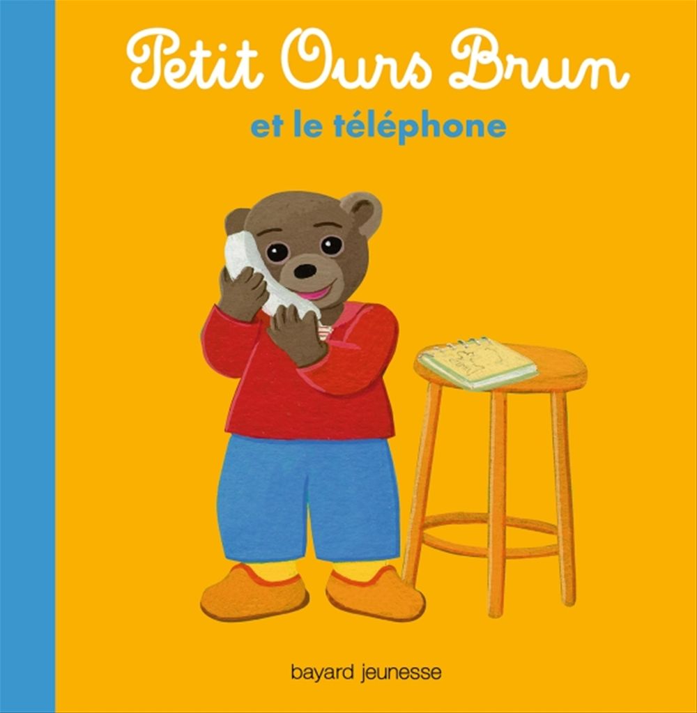 Couverture ebook de Petit Ours Brun et le téléphone, de Marie Aubinais