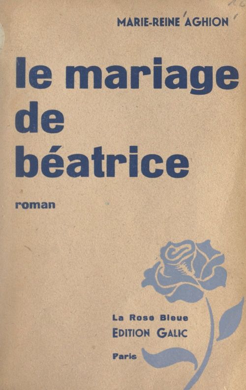 ebook cover of Le mariage de Béatrice, by Marie-Reine Aghion