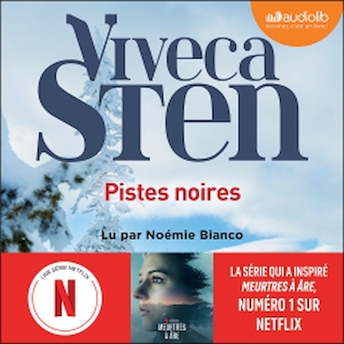 audiobook cover of Pistes noires, by Viveca Sten