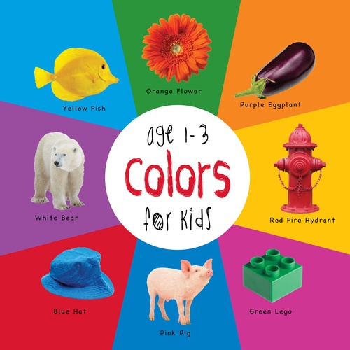 Couverture ebook de Colors for Kids age 1-3 (Engage Early Readers: Children's Learning Books), de Dayna Martin