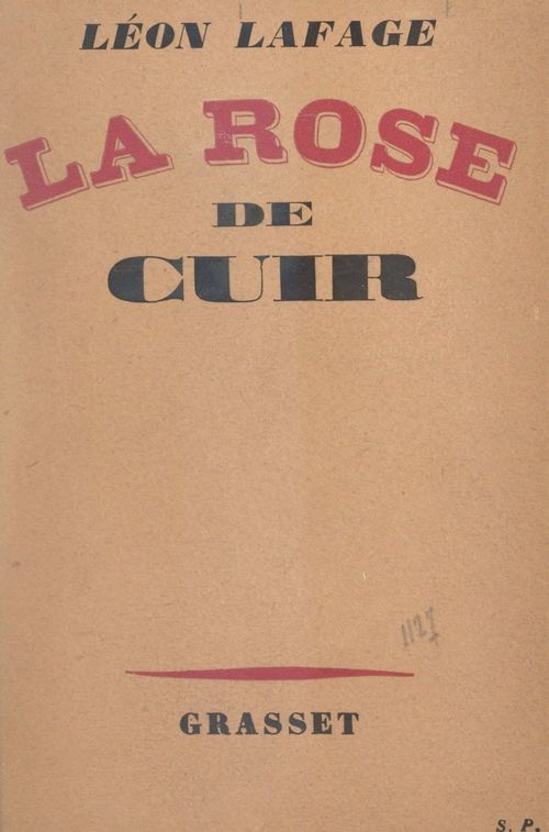 Couverture ebook de La rose de cuir, de Leon Lafage