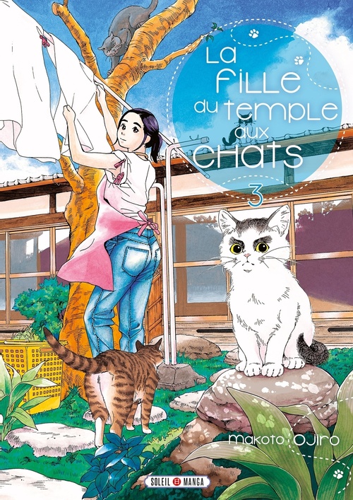 Couverture ebook de La Fille du Temple aux Chats T03, de Makoto Ojiro