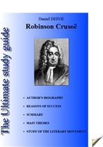 Couverture ebook de Study guide Robinson Crusoë, de Daniel Defoe