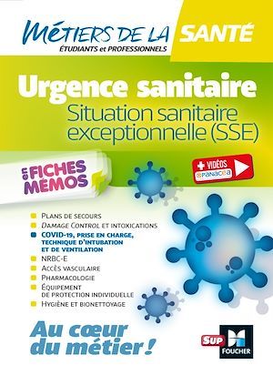 ebook cover of Métiers de la santé - Urgence sanitaire, situation sanitaire exceptionnelle (SSE), by Collectif
