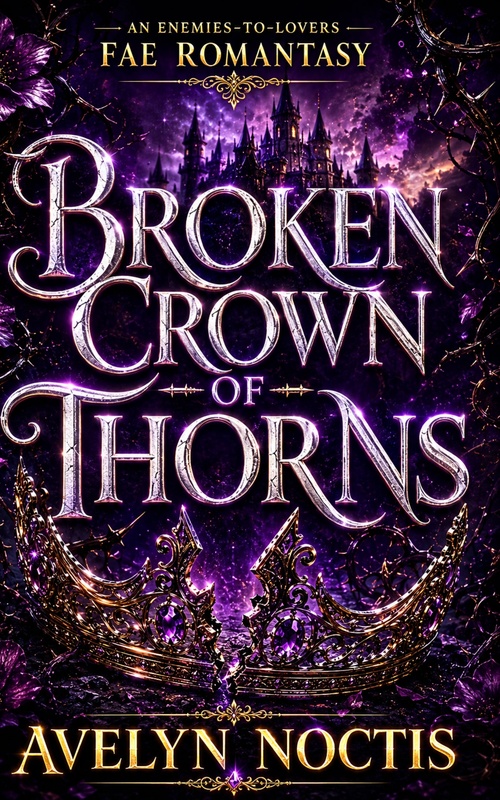Couverture ebook de BROKEN CROWN OF THORNS, de Avelyn Noctis