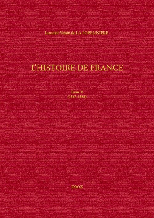 ebook cover of L'Histoire de France, by Lancelot Voisin de La Popeliniere