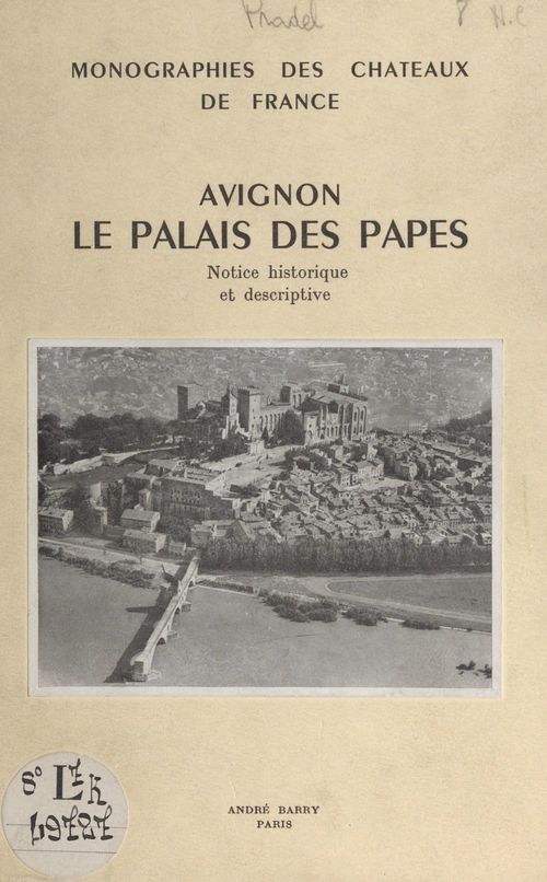 Couverture ebook de Avignon, le Palais des Papes, de Pierre Pradel