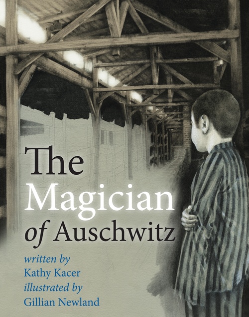ebook cover of The Magician of Auschwitz, by Kathy Kacer