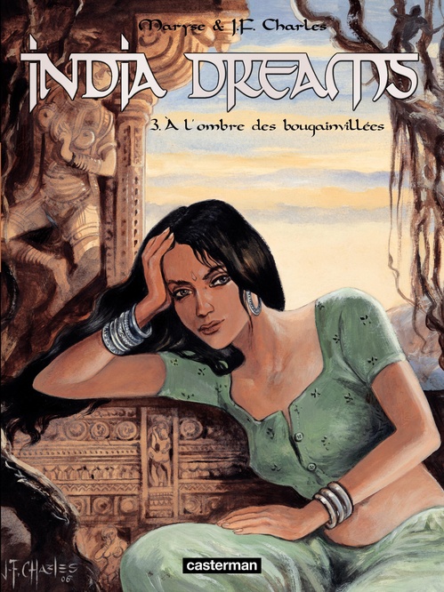Couverture ebook de India Dreams (Tome 3) - À l'ombre des bougainvillées, de Jean-françois Charles, Maryse Charles