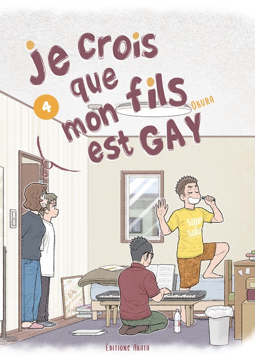 ebook cover of Je crois que mon fils est gay - Tome 4, by Okura