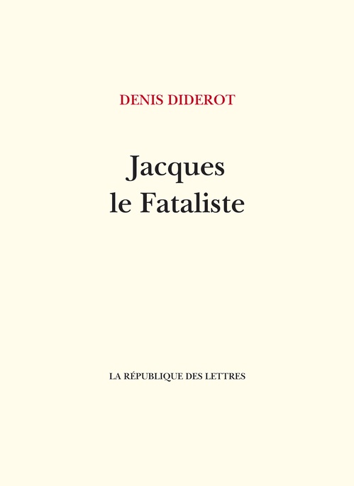 ebook cover of Jacques le Fataliste et son maître, by Denis Diderot