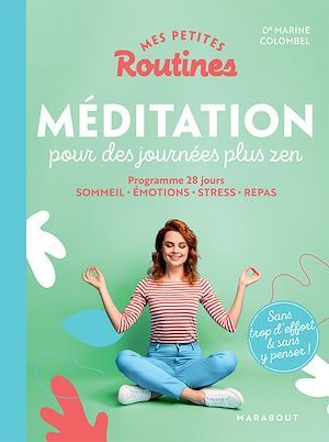Couverture ebook de Mes petites routines - Méditation pour des journées plus zen, de Marine Colombel