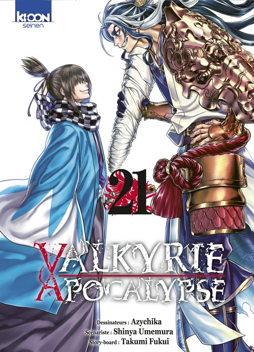Couverture ebook de Valkyrie Apocalypse T21, de Shinya Umemura, Takumi Fukui, Ajichika