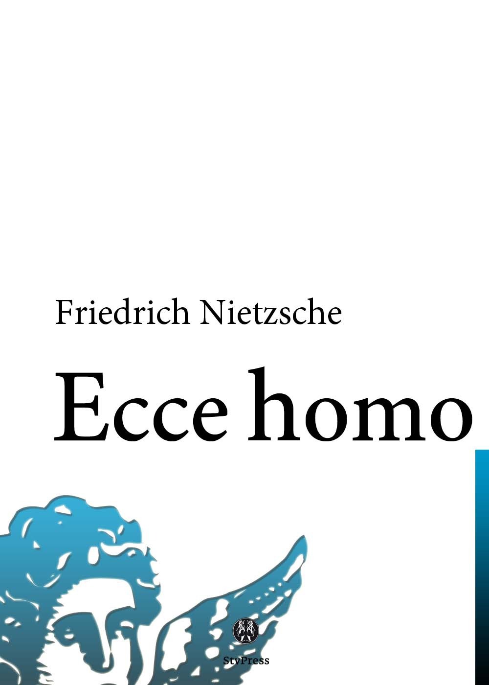 ebook cover of Ecce homo, by Friedrich Nietzsche