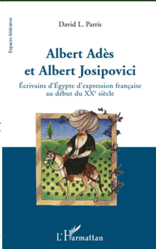 Couverture ebook de Albert Adès et Albert Josipovici, de David L. Parris
