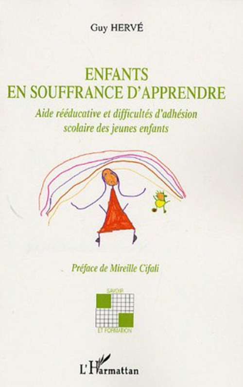 Couverture ebook de Enfants en souffrance d'apprendre, de Guy Hervé